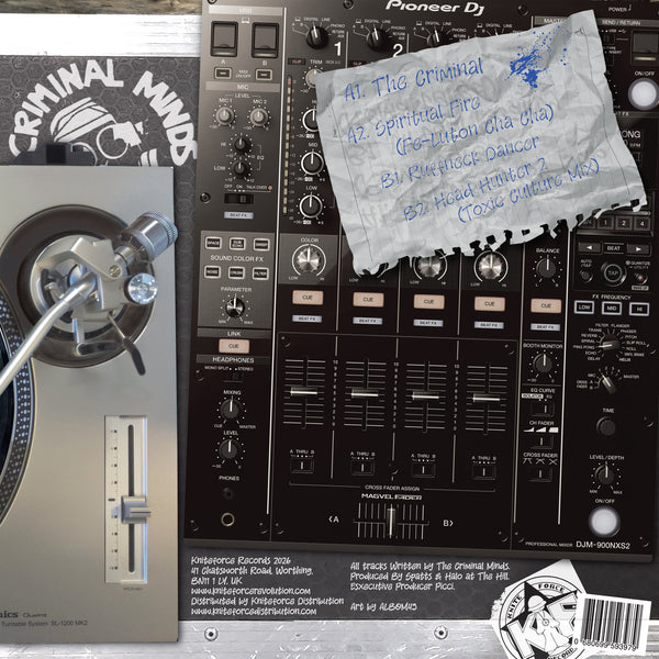 *PRE-ORDER* THE CRIMINAL MINDS 'THE CRIMINAL EP' 12"