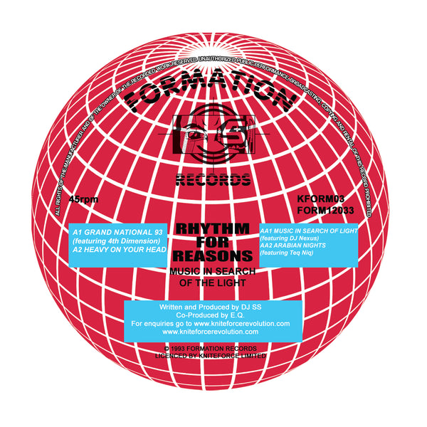 RHYTHMS FOR REASONS 'MUSIC IN SEARCH OF THE LIGHT' 12"