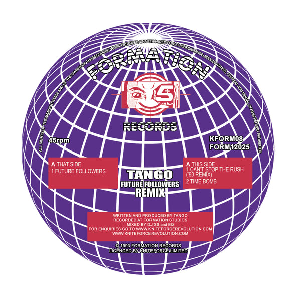 *PRE-ORDER* TANGO 'FUTURE FOLLOWERS (REMIXES)' 12"