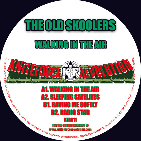 THE OLD SKOOLERS 'WALKING IN THE AIR (COLOURED WAX)' 12"