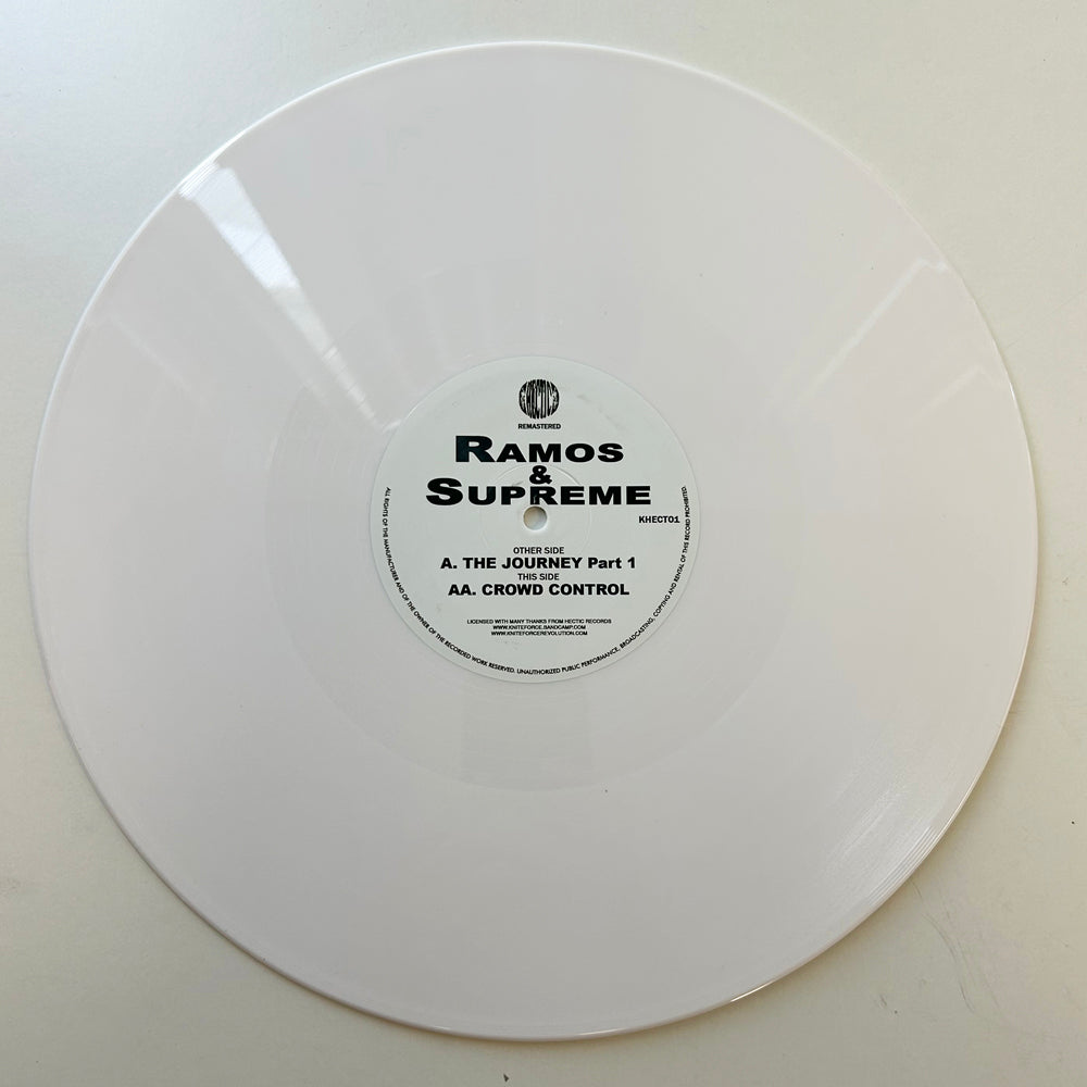 *BACK SOON* RAMOS & SUPREME 'THE JOURNEY / CROWD CONTROL' 12" (WHITE WAX)