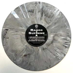 RAMOS & SUPREME 'THE JOURNEY / CROWD CONTROL (REMIXES)' 12" (B&W MARBLE WAX)