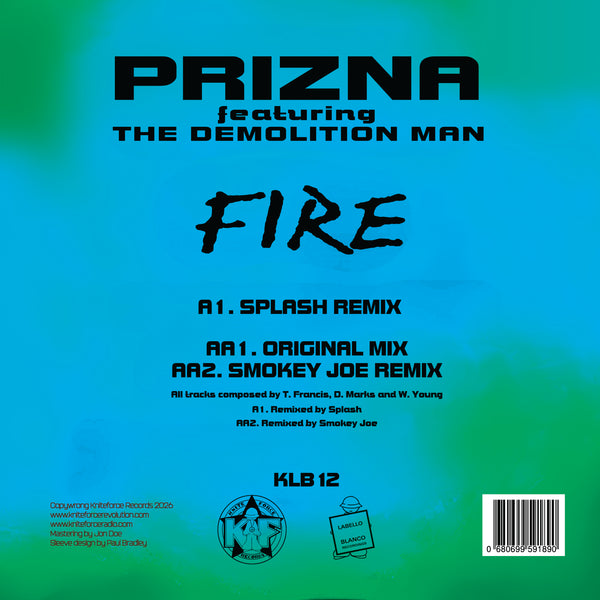 *PRE-ORDER* PRIZNA FT. THE DEMOLITION MAN 'FIRE' 12"