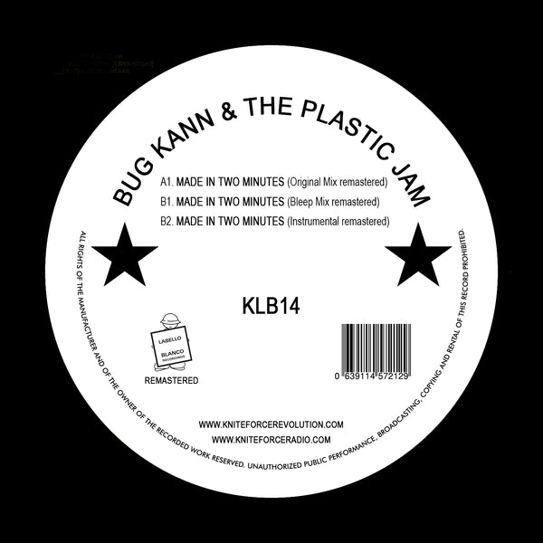 BUG KANN & THE PLASTIC JAM 'MADE IN TWO MINUTES' 12"