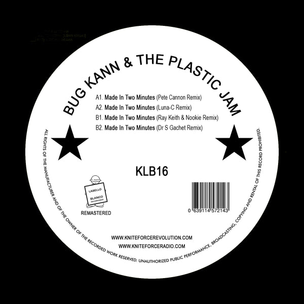 BUG KANN & THE PLASTIC JAM 'MADE IN TWO MINUTES (REMIXES PT. 2)' 12"