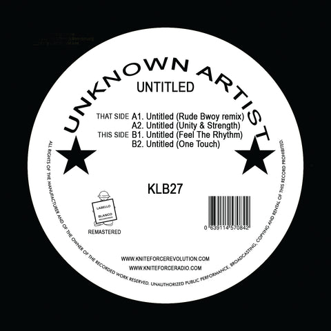 *PRE-ORDER* UNKNOWN 'UNTITLED' 12"