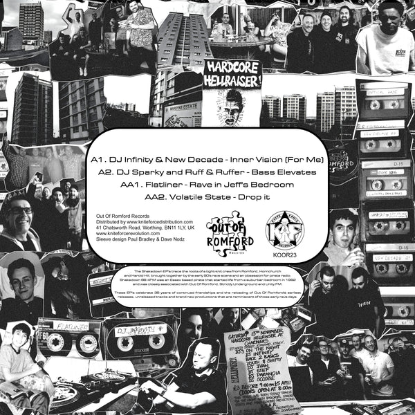 *PRE-ORDER* OUT OF ROMFORD 'THE SHAKEDOWN EP 2 (SPLATTERED VINYL)' 12"