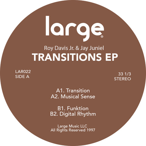 *PRE-ORDER* ROY DAVIS JR. 'TRANSITIONS EP' 12"
