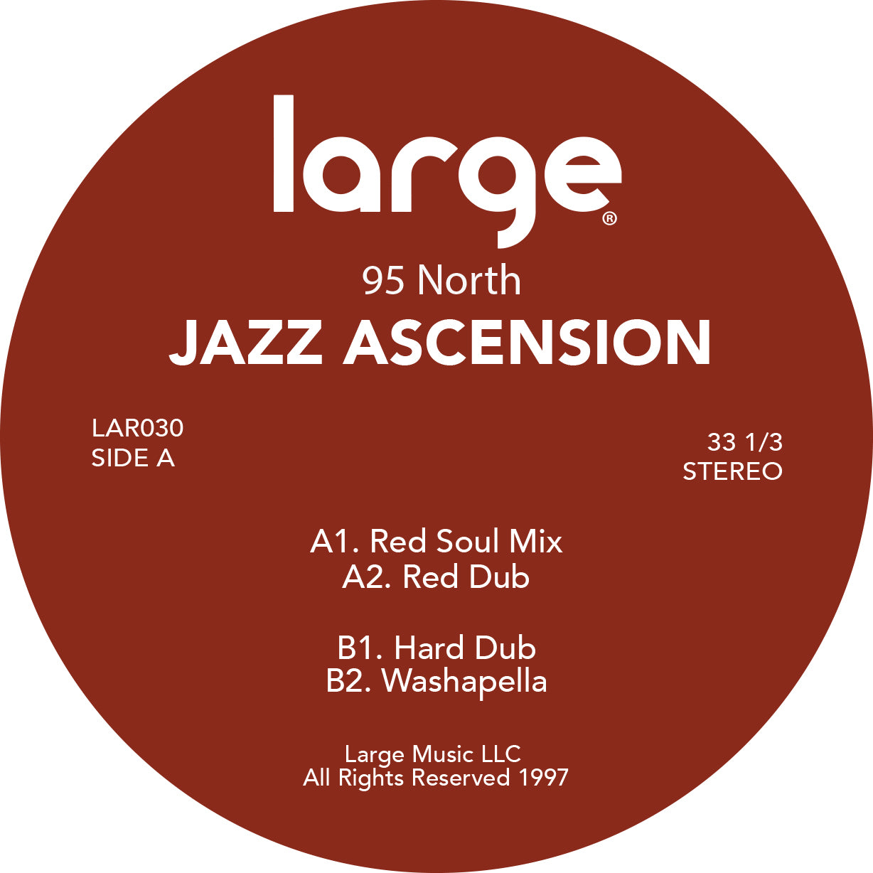 *PRE-ORDER* 95 NORTH 'JAZZ ASCENSION' 12"