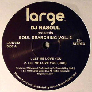 DJ RASOUL 'SOUL SERACHING VOL.3' 12"