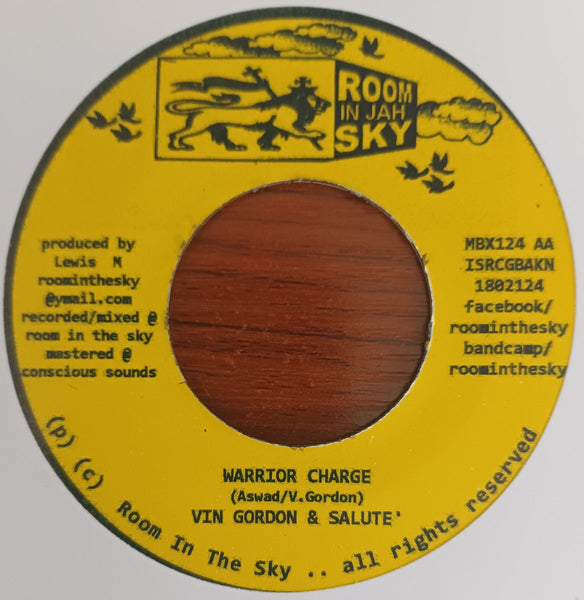 *PRE-ORDER* BARRY ISSAC / VIN GORDON & SALUTE 'BABYLON CITY MEDLEY' 7"