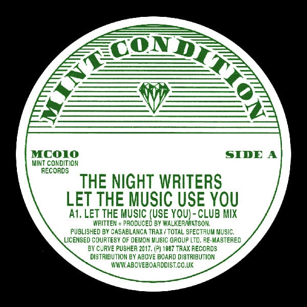THE NIGHT WRITERS 'LET THE MUSIC (USE YOU)' 12"