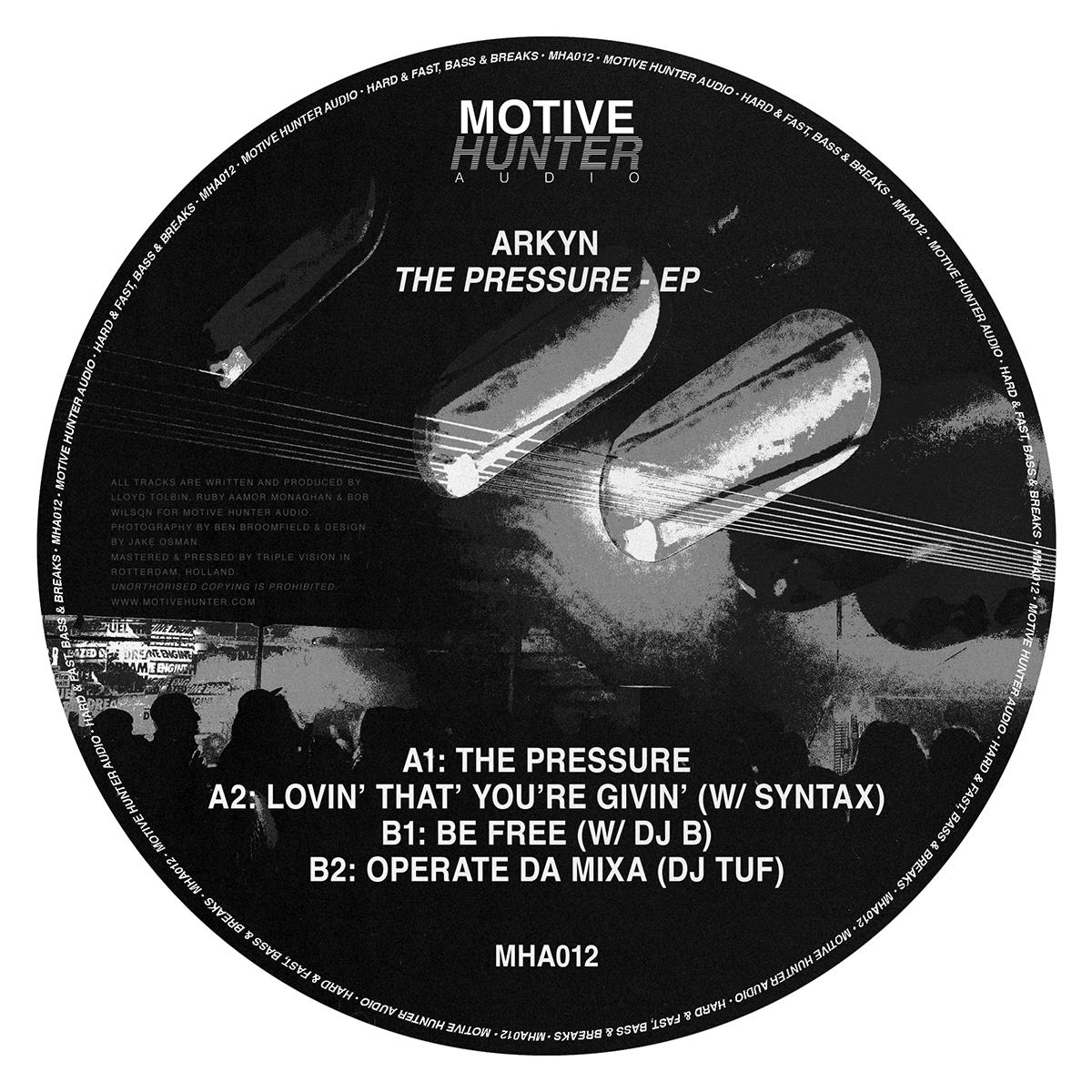 *PRE-ORDER* ARKYN 'THE PRESSURE EP' 12"