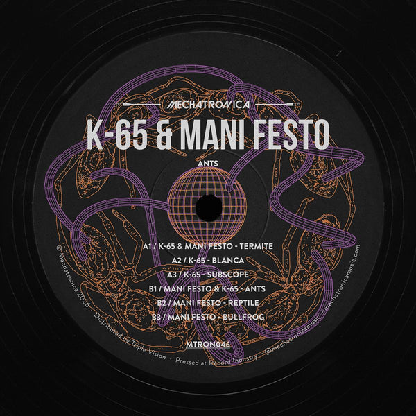 *PRE-ORDER* K-65 & MANI FESTO 'ANTS' 12"