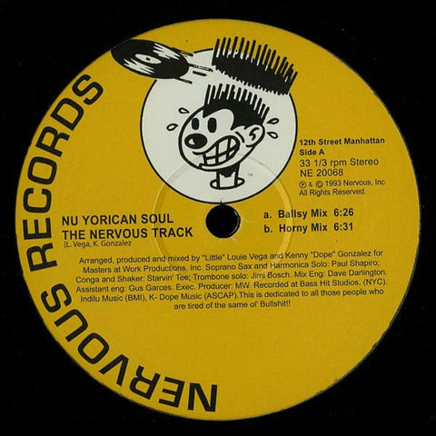 NU YORICAN SOUL 'THE NERVOUS TRACK' 12"