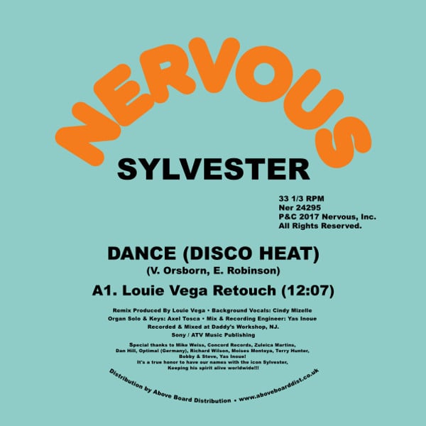 SYLVESTER 'DANCE (DISCO HEAT) (LOUIE VEGA REMIXES)' 12"
