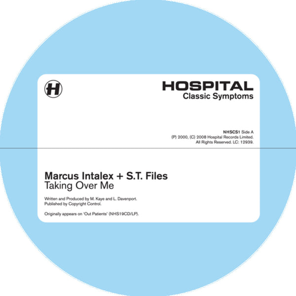 MARCUS INTALEX & ST FILES 'TAKING OVER ME' 12"