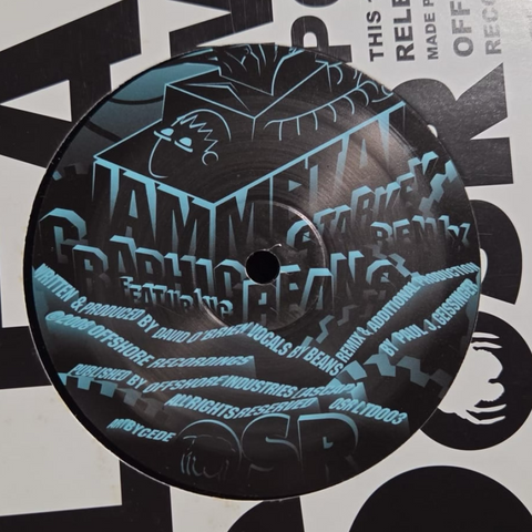 GRAPHIC / DARKSTAR 'I AM METAL / LILYLIVER (STARKY REMIXES)' 12"