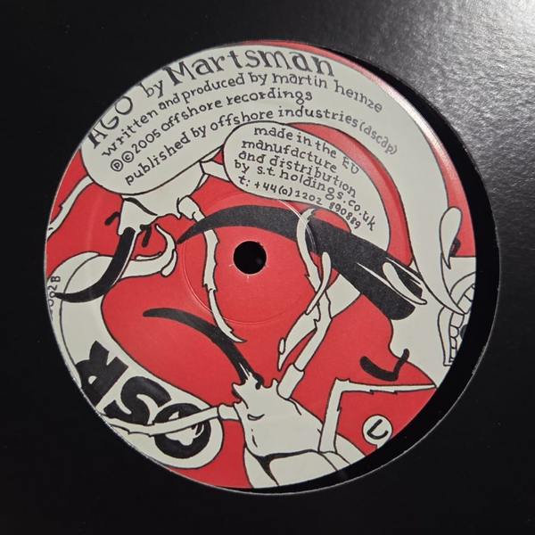 KLUTE & PIETER K / MARTSMAN 'MATERIAL TRIP / AGO' 12"