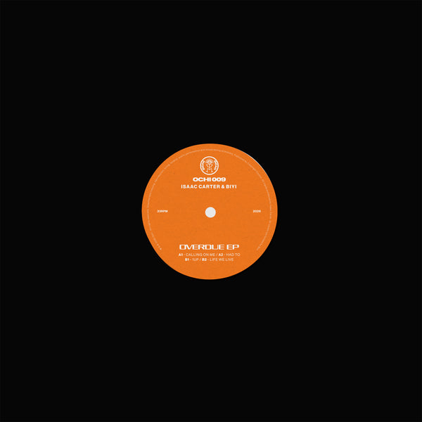 ISAAC CARTER & BIYI 'OVERDUE EP' 12"