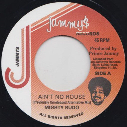MIGHTY RUDO 'AIN'T NO HOUSE (ALT MIX)' 7"