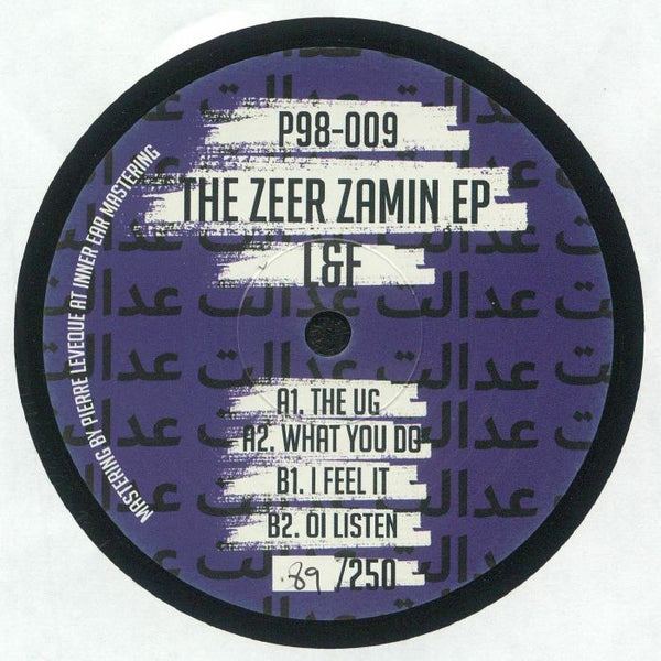L&F 'THE ZEER ZAMIN EP' 12"