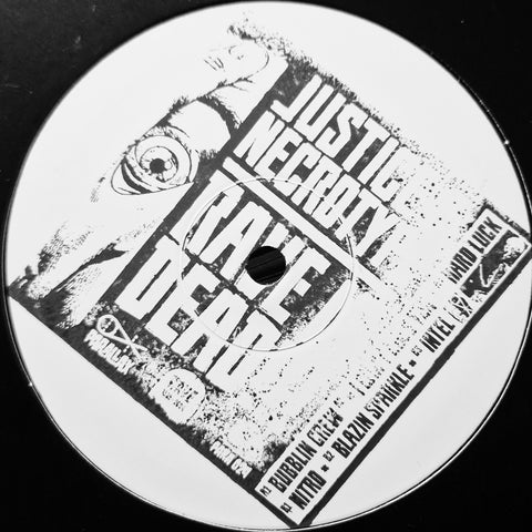 JUSTICE & NECROTYPE 'RAVE IS DEAD' 12"