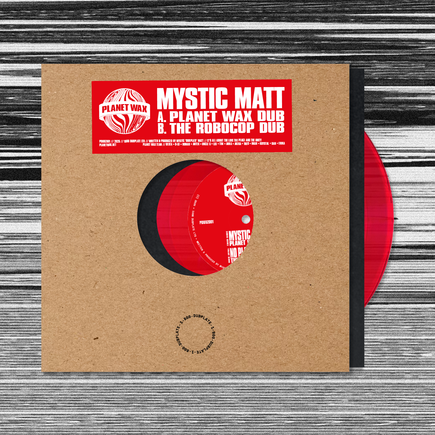 *PRE-ORDER* MYSTIC MATT 'PLANET WAX DUB' 10"