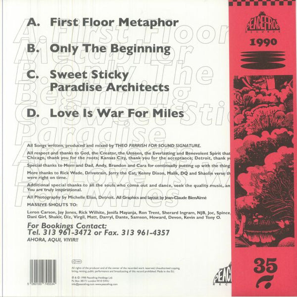 *PRE-ORDER* THEO PARRISH 'FIRST FLOOR PART 1' 2X12"