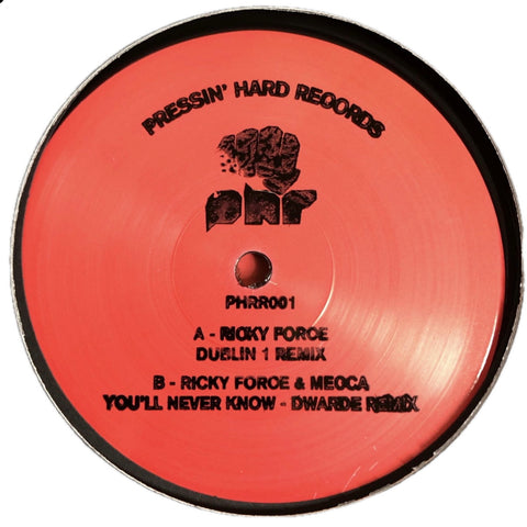 *PRE-ORDER* RICKY FORCE 'DUBLINE 1 / YOU'LL NEVER KNOW (REMIXES)' 10"