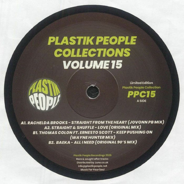 *PRE-ORDER* VARIOUS 'PLASTIK PEOPLE COLLECTIONS VOL 15' 12"