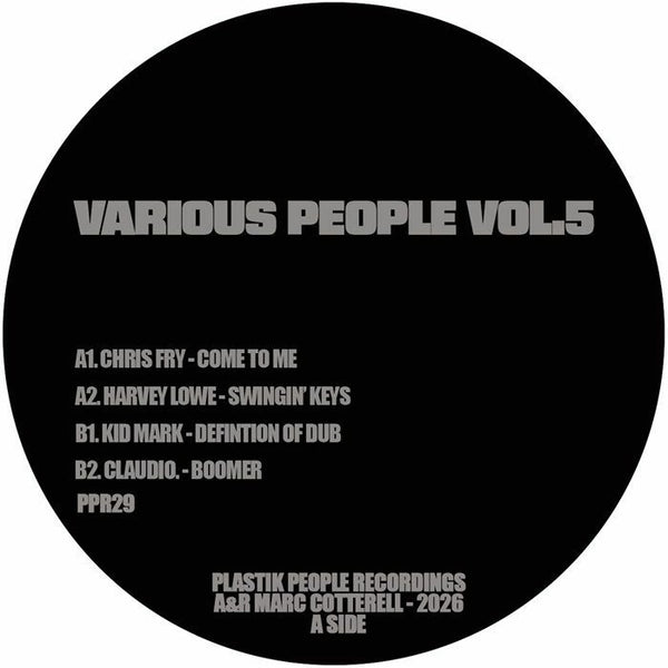 *PRE-ORDER* VARIOUS 'VARIOUS PEOPLE VOL 5' 12"