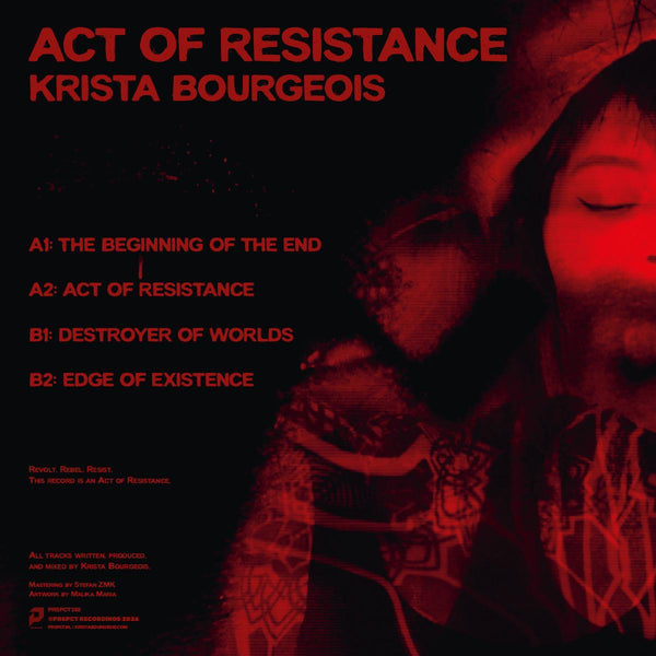 *PRE-ORDER* KRISTA BOURGEOIS 'ACT OF RESISTANCE EP [PRINTED SLEEVE]' 12"