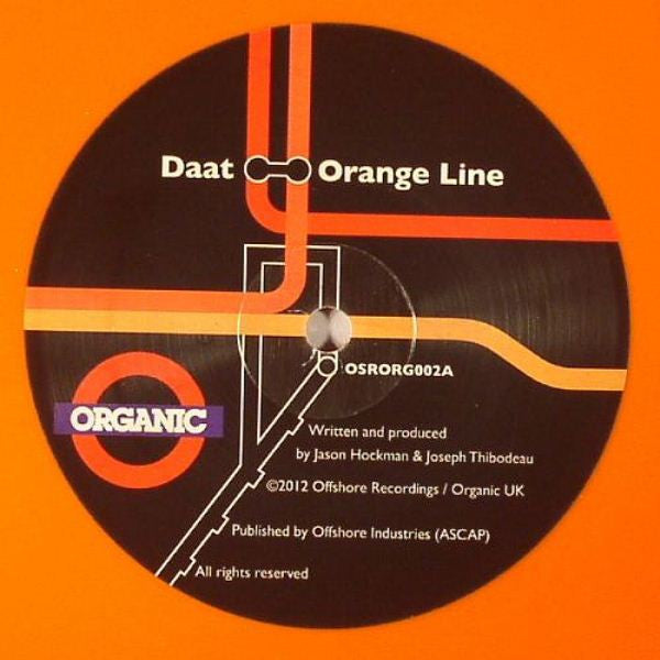 DAAT 'ORANGE LINE / DEEP BLUE RMX' 12"