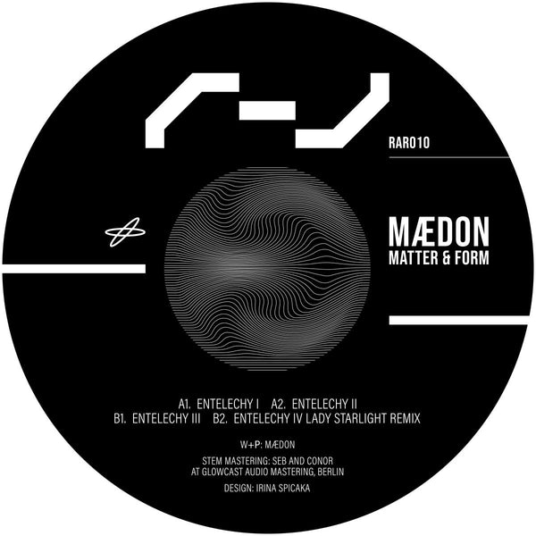 *PRE-ORDER* MAEDON 'ENTELECHY I-IV' 12" [CLEAR WAX]