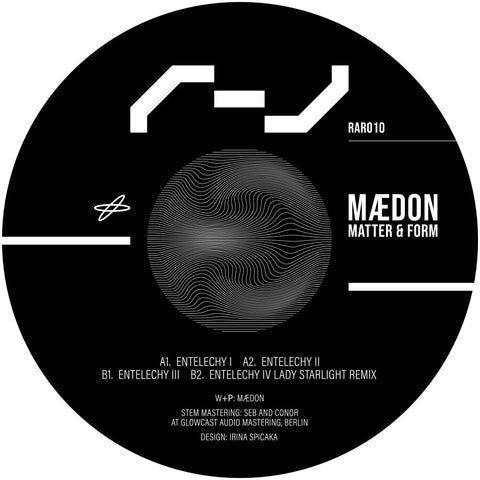 *PRE-ORDER* MAEDON 'ENTELECHY I-IV' 12" [CLEAR WAX]