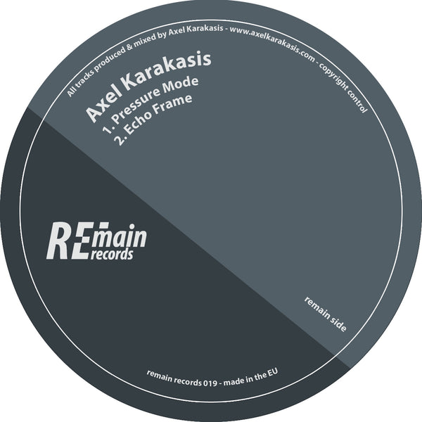 *PRE-ORDER* AXEL KARAKASIS 'UNDERSENSE EP' 12"