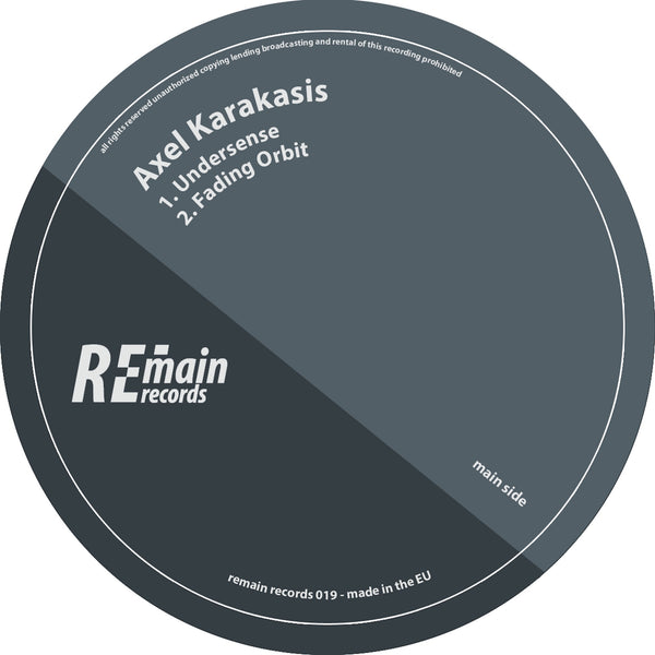 *PRE-ORDER* AXEL KARAKASIS 'UNDERSENSE EP' 12"