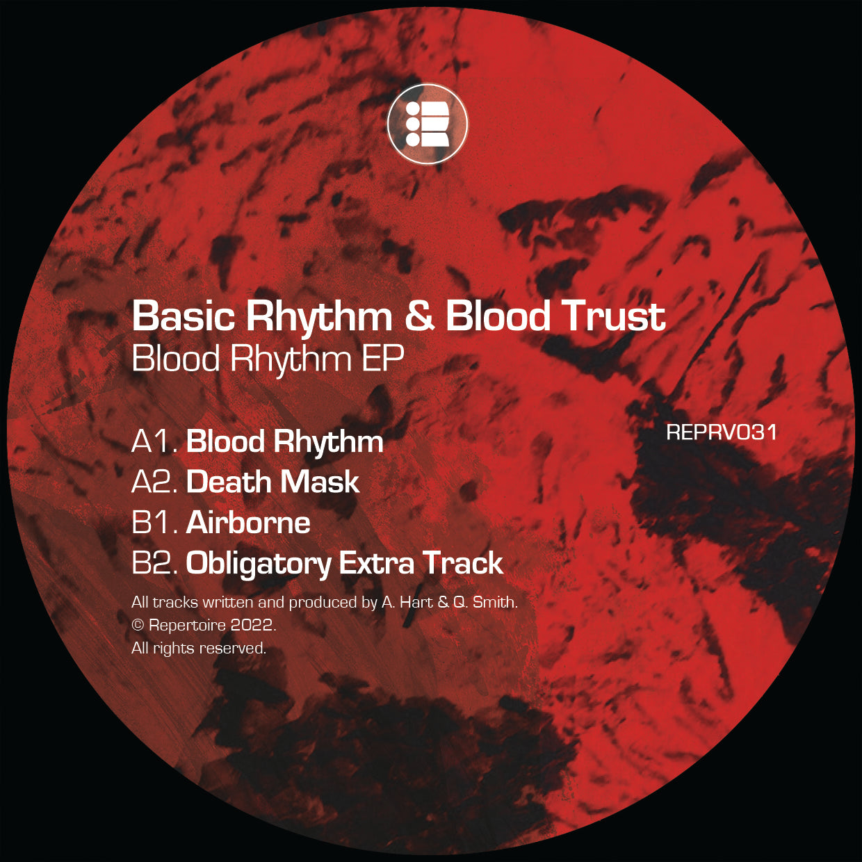 *PRE-ORDER* Basic Rhythm & Blood Trust 'Blood Rhythm EP' 12"