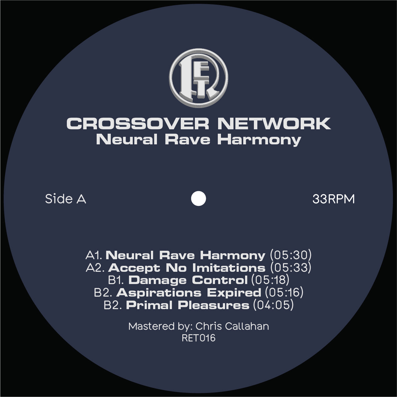 CROSSOVER NETWORK 'NEURAL RAVE HARMONY' 12"