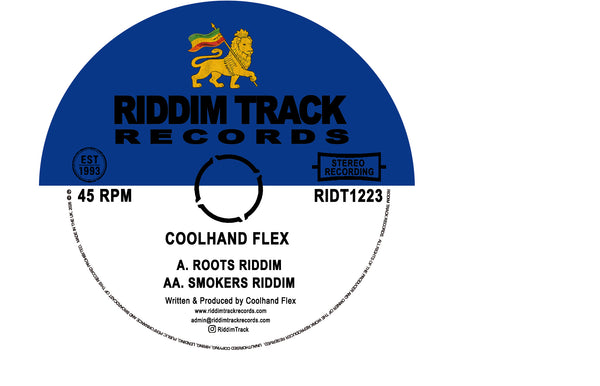 *PRE-ORDER* COOLHAND FLEX 'ROOTS RIDDIM / SMOKERS RIDDIM [BLUE WAX]' 12"