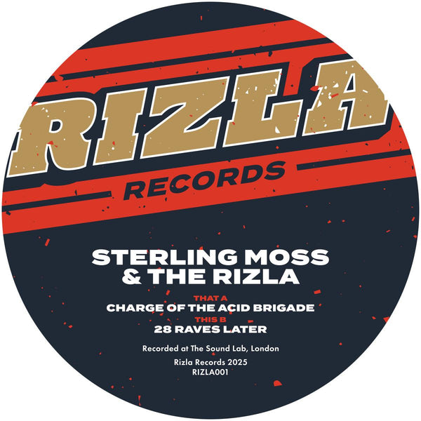 STERLING MOSS & THE RIZLA 'RIZLA RECORDS 001' 12"
