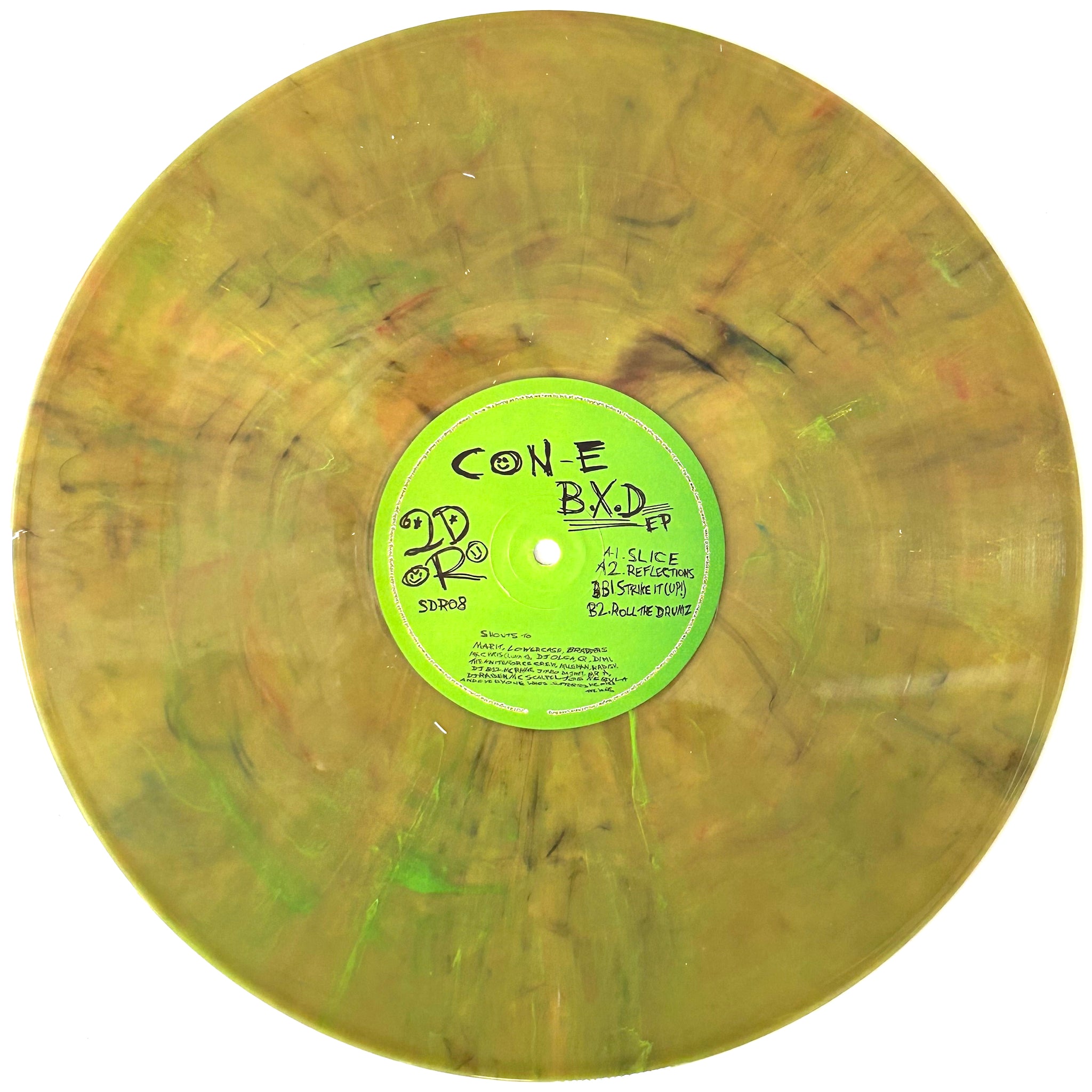 CON-E 'B.X.D EP' 12" [GREEN WAX]