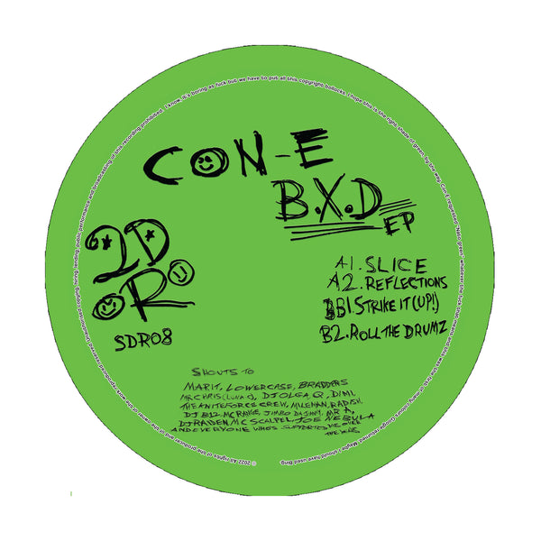 CON-E 'B.X.D EP' 12" [GREEN WAX]