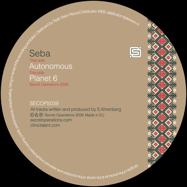 *PRE-ORDER* SEBA 'AUTONOMOUS' 12"
