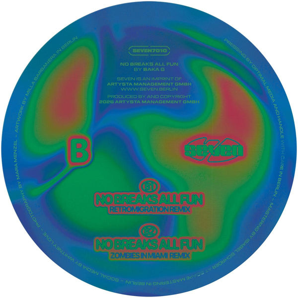 *PRE-ORDER* BAKA G 'NO BREAKS ALL FUN' 12"