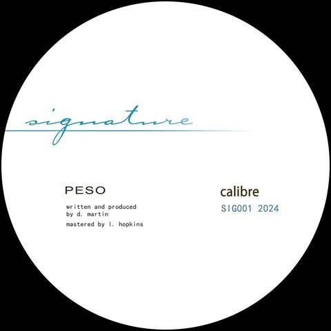 CALIBRE 'PESO / MY CHANCES' 12"