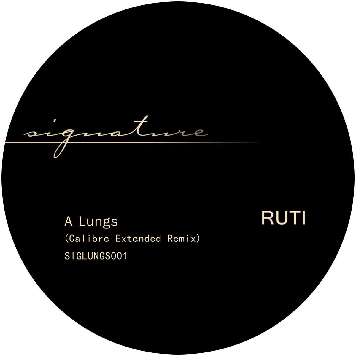 RUTI 'LUNGS (CALIBRE REMIX)' 12"