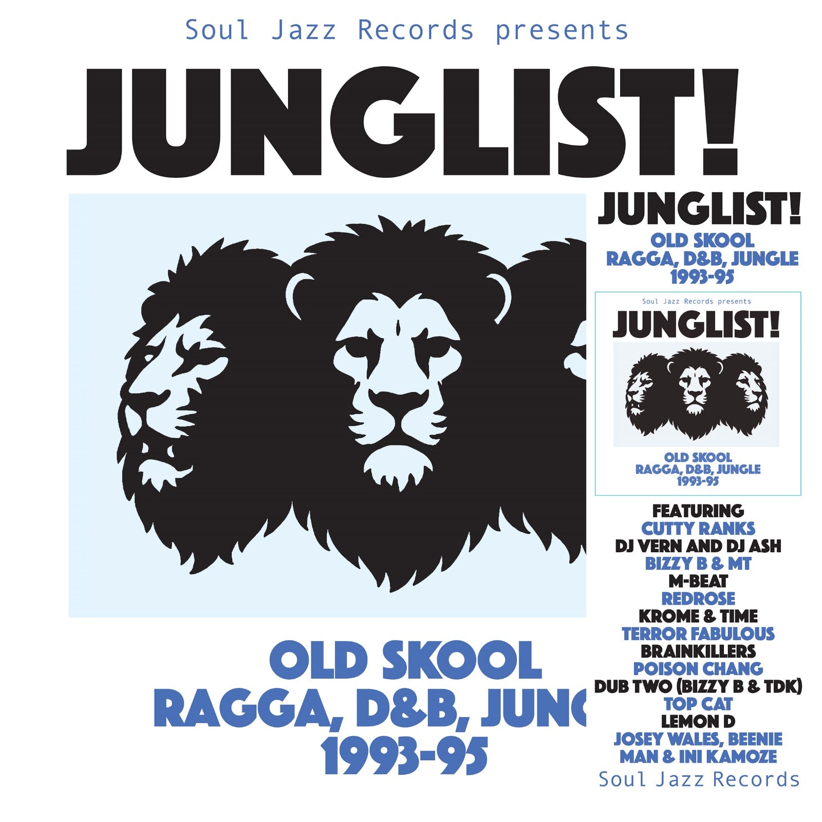 *PRE-ORDER* SOUL JAZZ RECORDS 'JUNGLIST!' 2LP