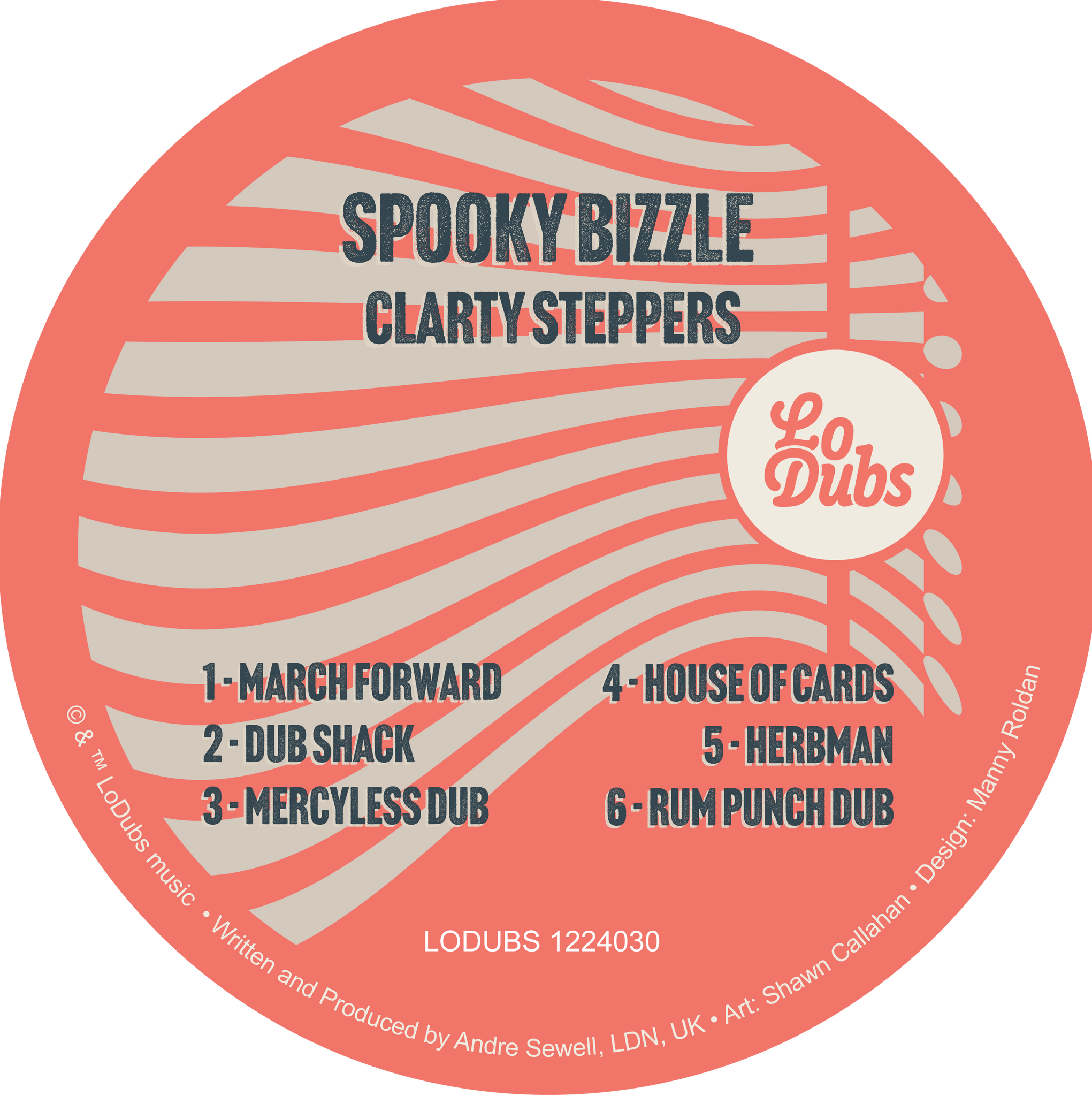 *PRE-ORDER* Spooky Bizzle 'Clarty Steppers' 12"